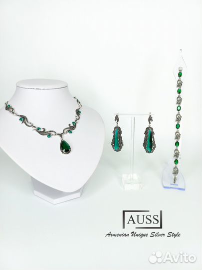 Серьги серебряные