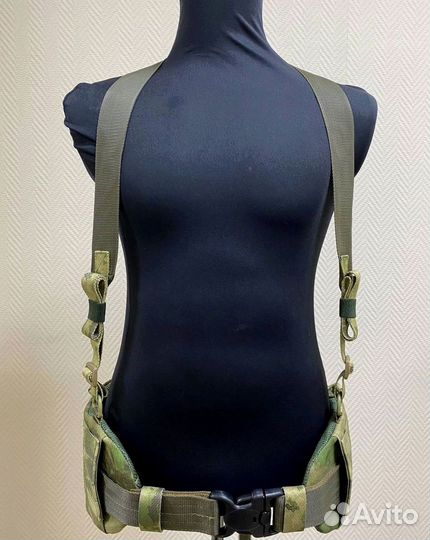 Боевой пояс с баллистическим пакетом и лямками Бр1