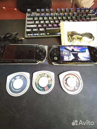 Sony PSP 2008, 3001 прошитые