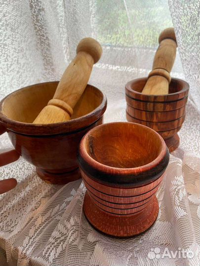 Ступа с пестиком ручной работы