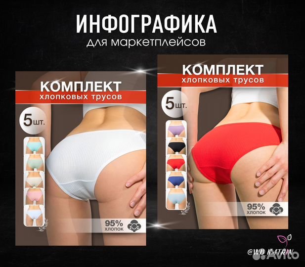 Рич контент, инфографика для маркетплейсов