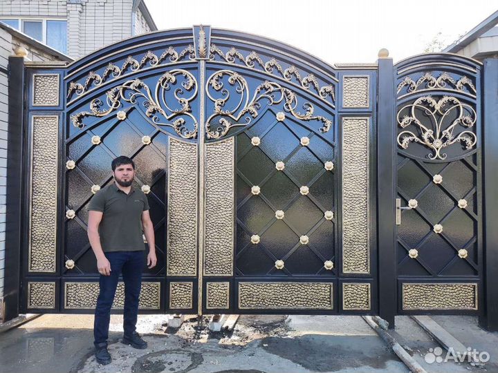 Ворота перила навесы