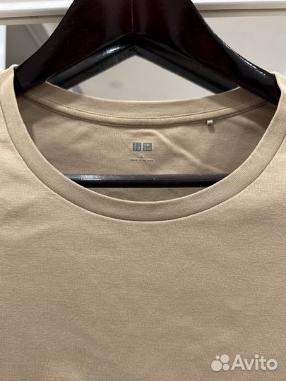 Хлопковый лонгслив Uniqlo L