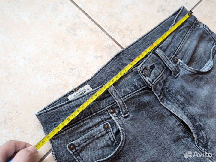 Серые мужские джинсы Levis 512 W30 L32 оригинал