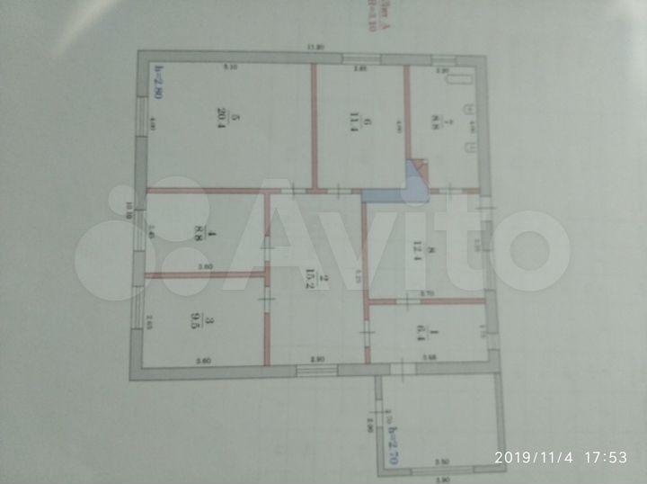 Дом 92,5 м² на участке 17 сот.