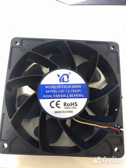 Кулер охлаждение для asic