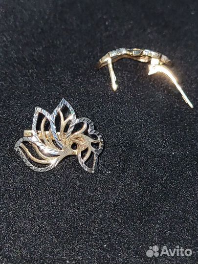 Золотые серьги