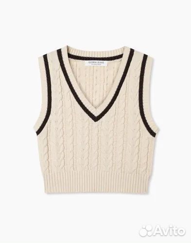 Жилет вязаный женский gloria jeans