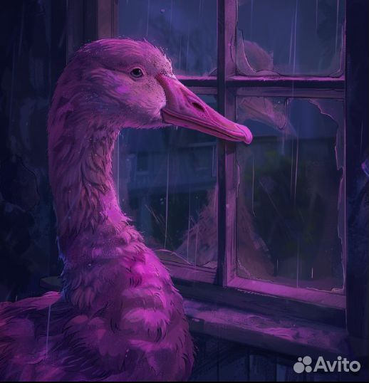 Розовый гусь