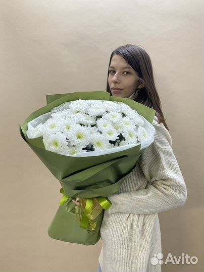 Букет хризантем свежие