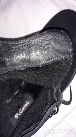 Ботинки мужские зимние 42 размер натур.кожа бу