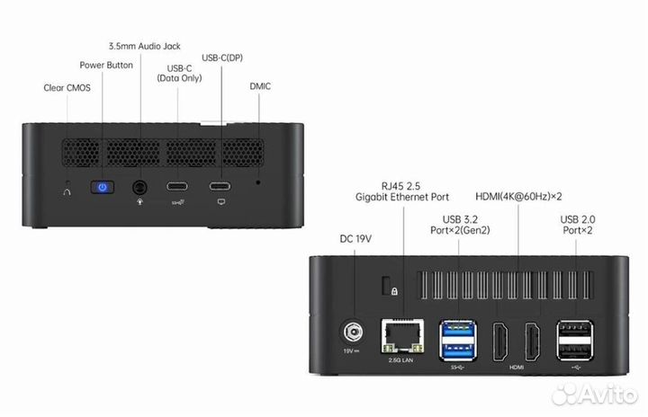 Мини пк Minisforum UM480 XT