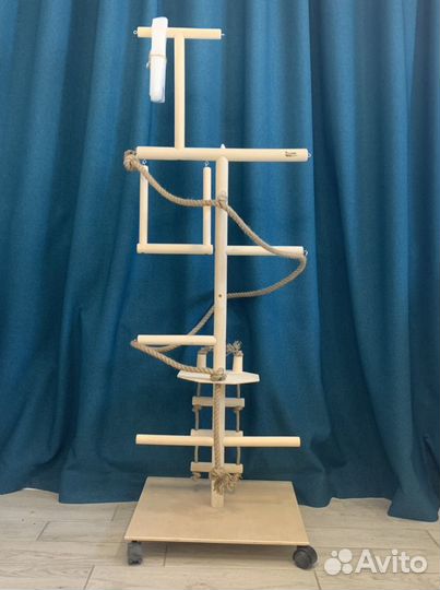 Напольная присада для попугая