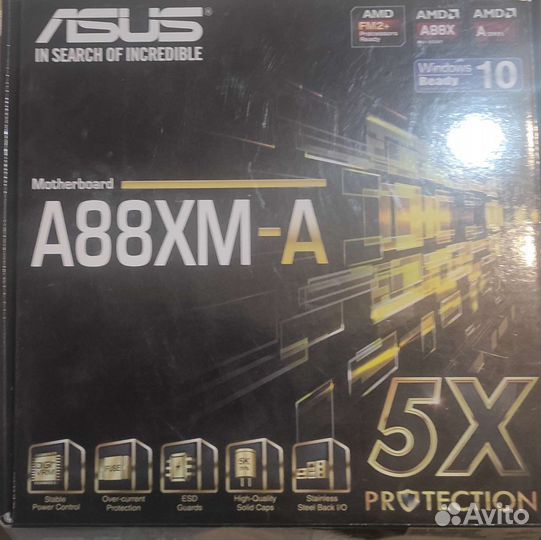 Материнская плата с процессором и памятью