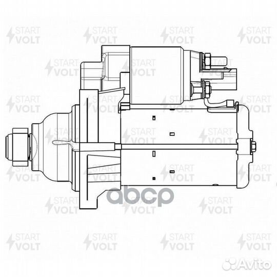 Стартер VAG Octavia A7 12- 1.4TSI Start-Stop