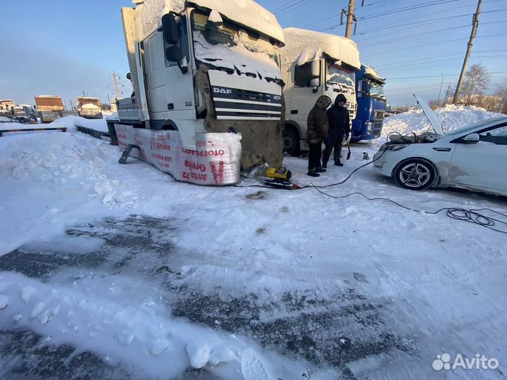 Отогрев автомобиля / Прикурить 12в/24в / Круглосут