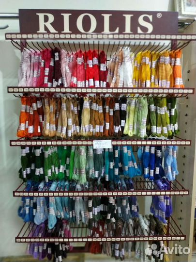 Мулине Риолис Шерсть + Стойка Вышивка