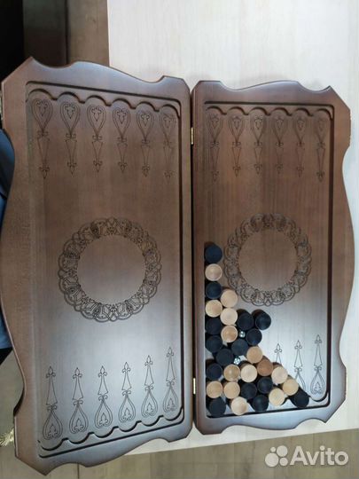Нарды резные герб бук