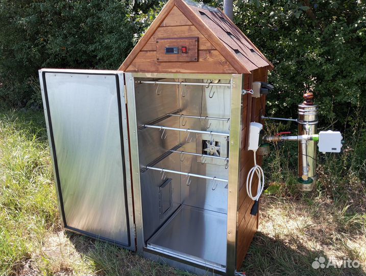 Коптильня с вентилятором сушки и конвекции