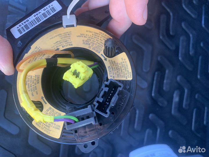 Шлейф подрулевой mazda 3 bk