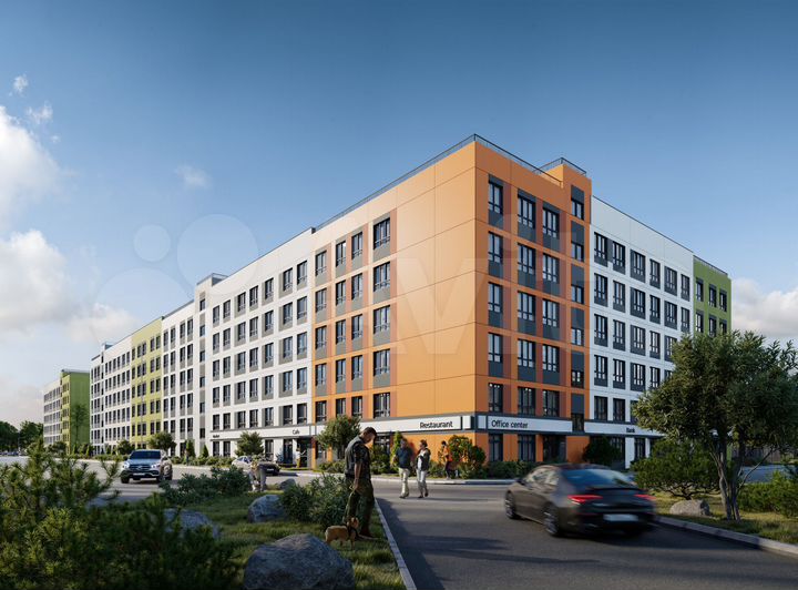 2-к. квартира, 35,7 м², 4/6 эт.