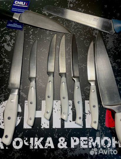 Заточка ножей и и лезвий мясорубок