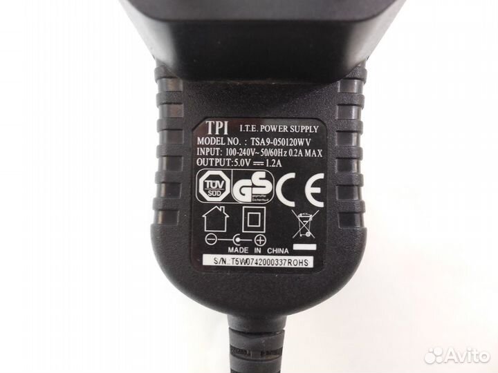 Блок питания DC Adaptor Tpi egtsa-050120WVY/ Outpu