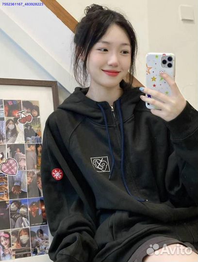 Стильное худи Cav Empt с эффектной шелкографией