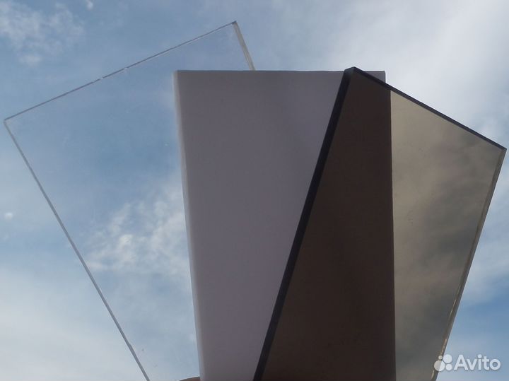 Поликарбонат монолитный 8 мм серый