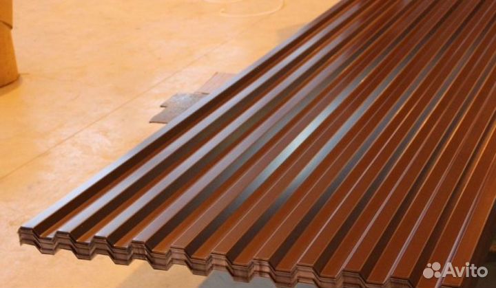 Оцинкованный профнастил С21 6х1,05м