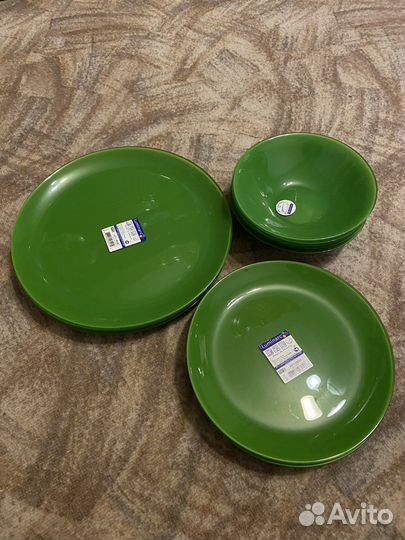 Посуда luminarc Франция набор тарелок 18 шт