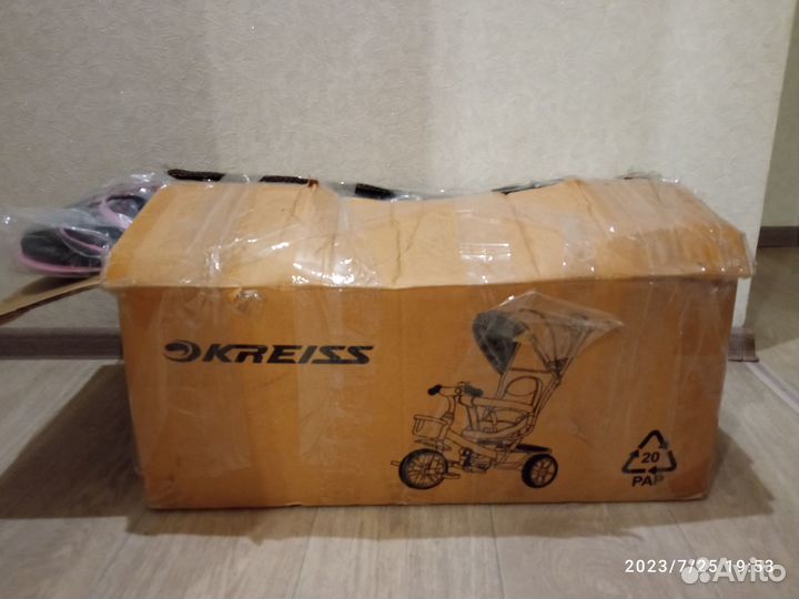 Детский трехколесный велосипед Kreiss