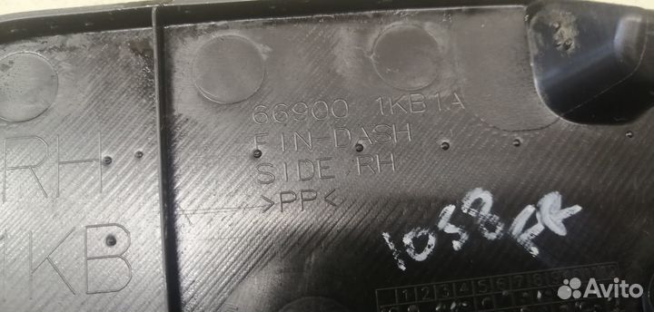 Обшивка стойки Juke (F15) 2011