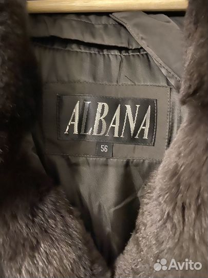 Пальто с отстегивающейся подстежкой из кролика 56