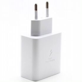 Зарядное устройство 35W (2 USB: Type-C - Power Delivery + USB A - QC 3.0) (белый)