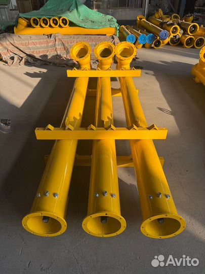 Шнековый питатель для цемента 219мм 7,5м 9,2кВт