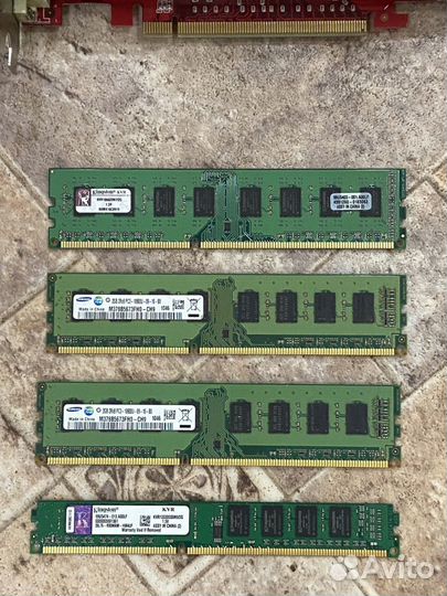 Оперативная память ddr3 и видекарта