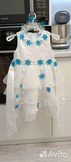 Платье снежинки 98