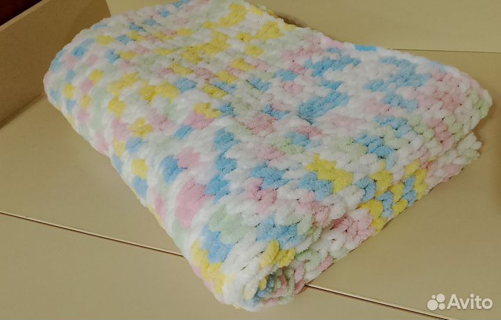 Плед детский плюшевый