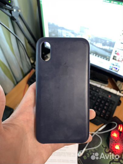 Чехол на apple iPhone XS силикон