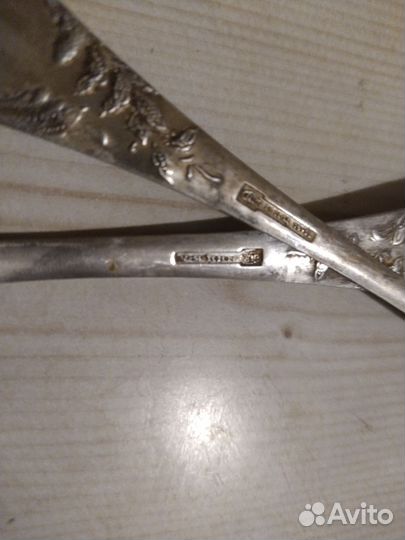 Мельхиор. Посеребренные ложки,вилки