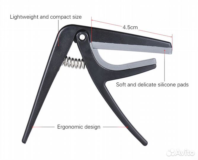 Профессиональный Капо для Укулеле Новый