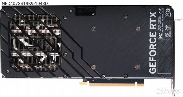 NED407SS19K9-1043D, Видеокарта Palit GeForce RTX 4