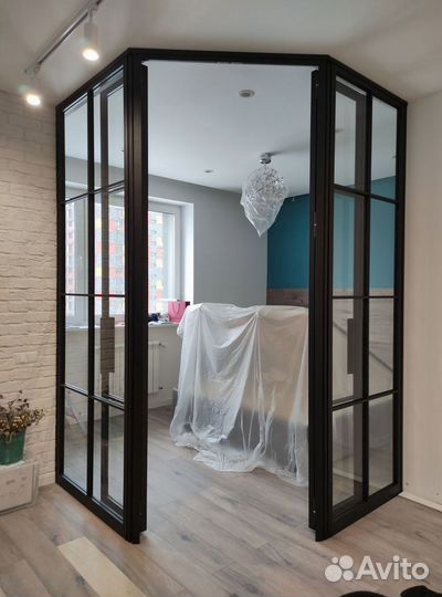 Межкомнатные перегородки из стекла