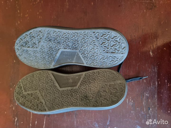 Кеды мужские кожанные черные