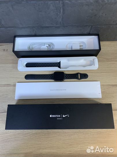 Часы apple watch 3 + Nike 42mm
