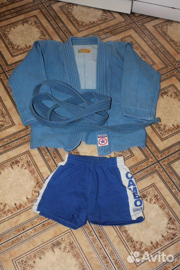 Кимоно для самбо. Самбовка рост 135-140 см