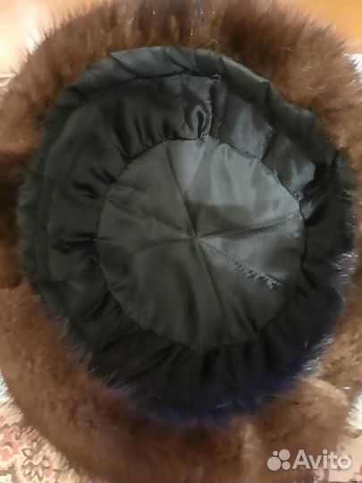 Шапка зимняя мужская, норковая