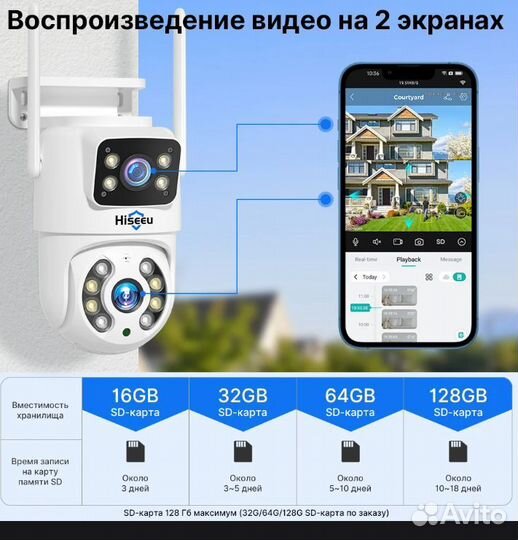 Уличная WiFi камера