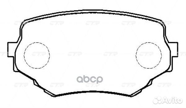 CKS-12 Колодки тормозные дисковые перед G